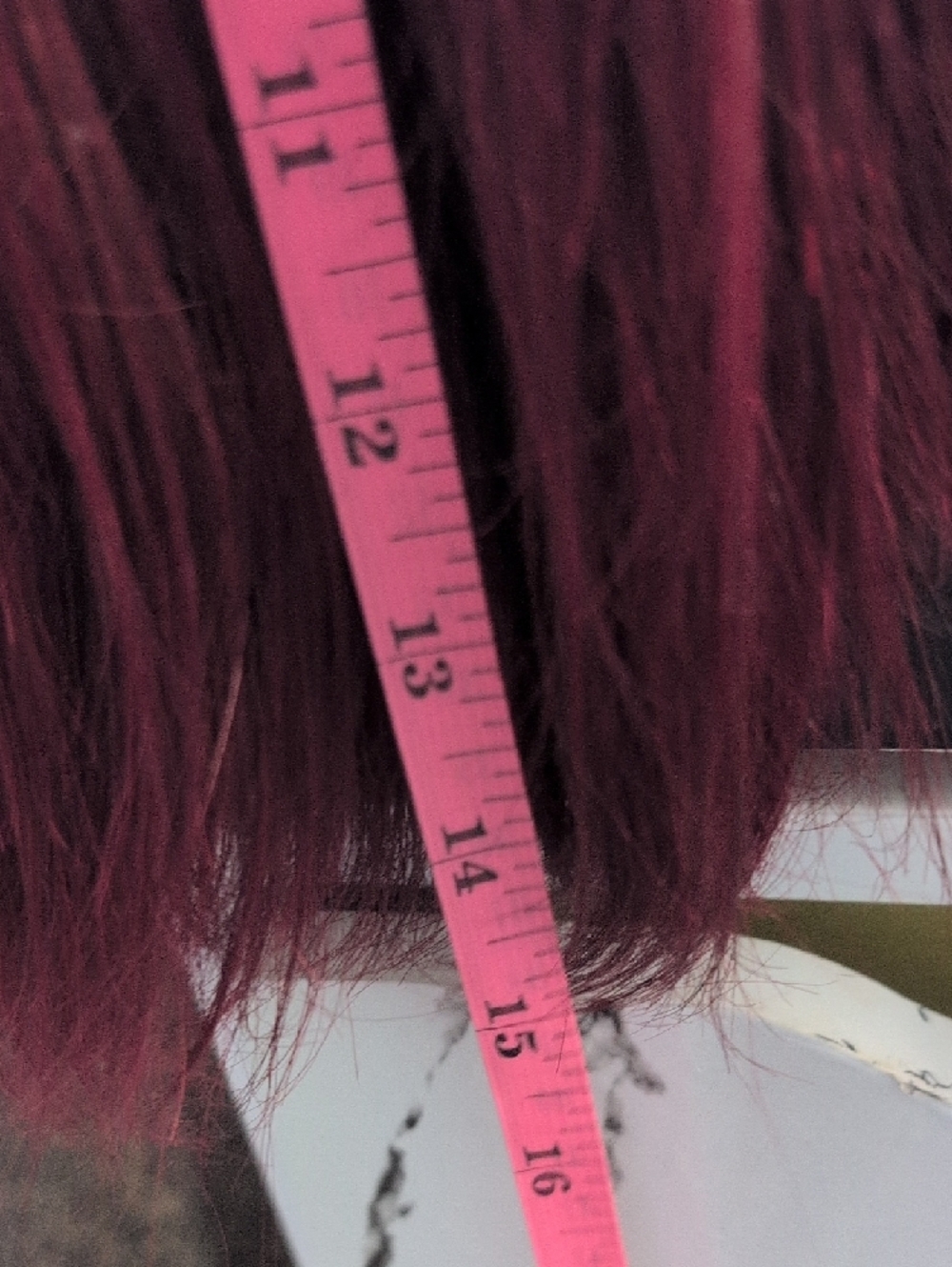 Burgundy Lace Front Women's Wig - Natural Look - Picture 9 of 9